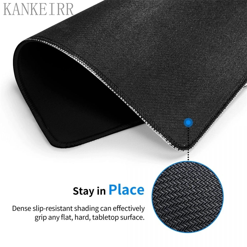Classic Black Non-Slip Rubber Mouse Pad