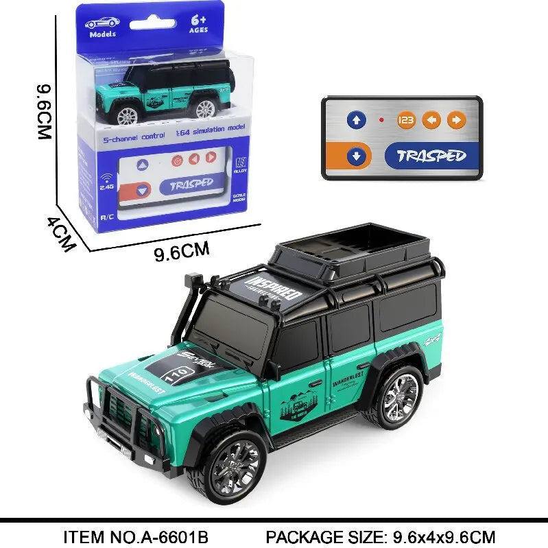 Mini Alloy RC Car with Trailer