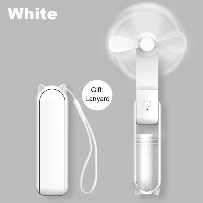 Pocket-Sized Rechargeable Handheld Fan