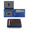 RFID Blocking Ultra-Thin Bifold Wallet with ID Windows