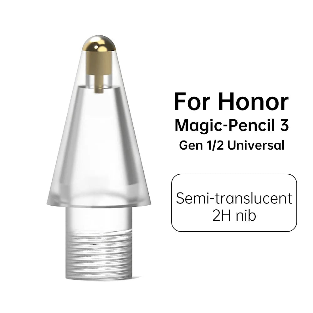 Silver replacement pen tip for Honor Magic-Pencil 3 Gen 1/2 Universal with a 2H nib.