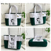 Snoopy Canvas Tote Bag with Crossbody Strap