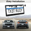 Carbon Fiber License Plate Frame with Anti-Rust Protection
