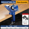 360° Swivel Clamp-On Table Vise for Workbench