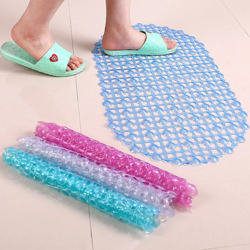 Non-Slip PVC Bath Mat with Suction Cups