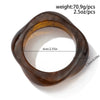 Vintage Geometrisches Acryl-Armreif