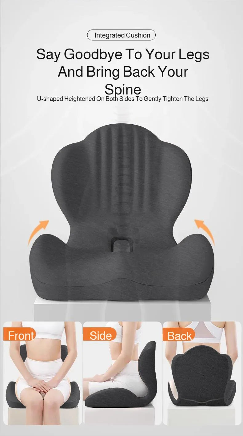 Ergonomic Shell Seat Cushion and Backrest Set