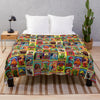 Garbage Pail Kids Retro Throw Blanket – Super Soft Microfiber