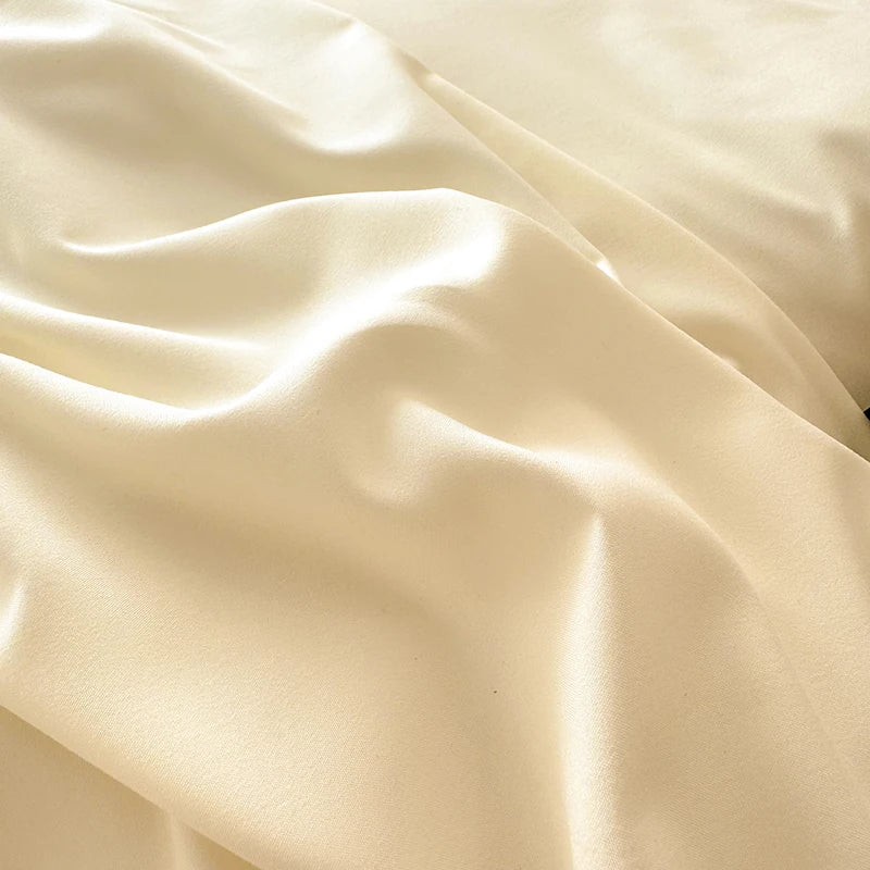 Princess Chiffon Duvet Cover with Romantic Ruffles