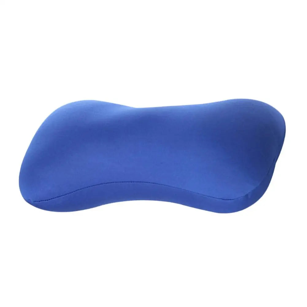 A royal blue bolster pillow designed for neck and back support.