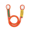 Orange nylon cord loop sling with a lanyard for climbing and rescue