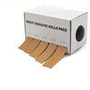 A box of multi abrasive rolls in various grits, including 150 to 600 grit sandpaper rolls.