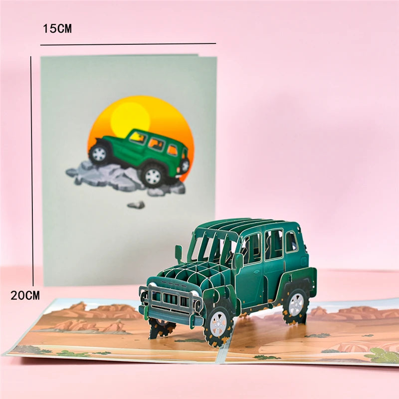 3D Pop-Up Sports Greeting Card