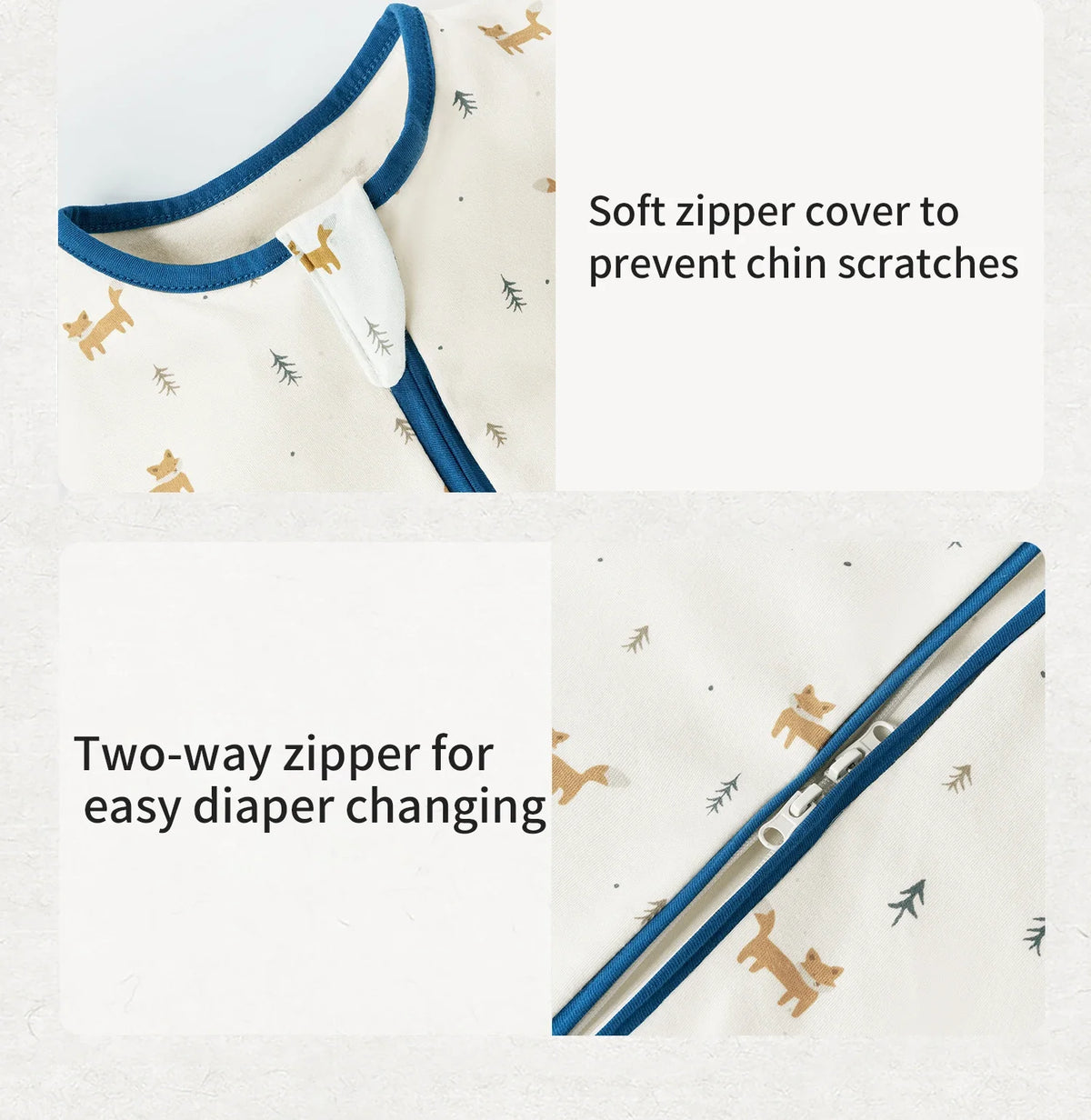 Lightweight Cotton Baby Sleeping Bag for Newborns