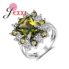 Halo Engagement Ring with Cubic Zirconia