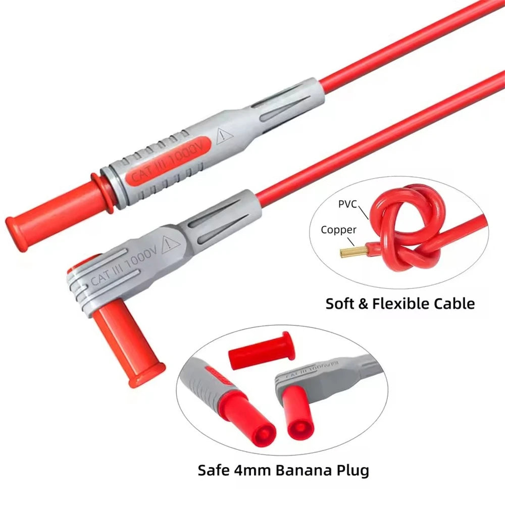 Automotive Multimeter Test Lead Kit with Piercing Probes