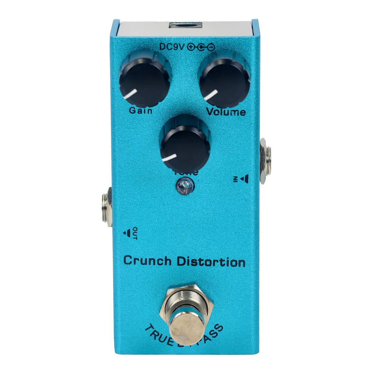 Compact Guitar Effects Pedal with 10 Classic Effect Modes