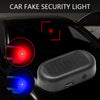 Solar Powered Simulated Car Alarm LED Light