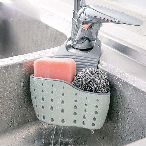 Adjustable Rubber Sink Hanging Basket