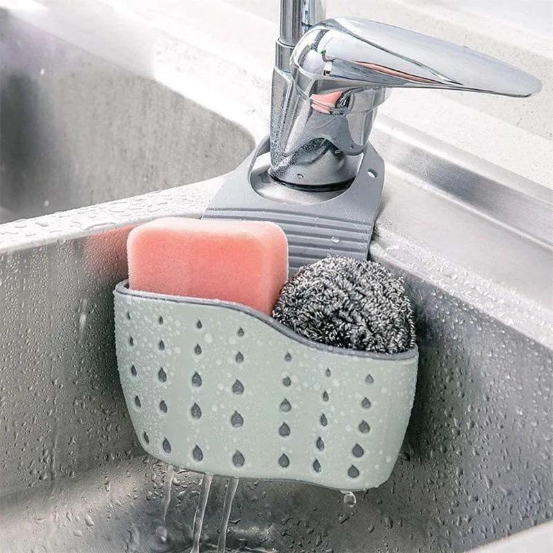 Adjustable Rubber Sink Hanging Basket