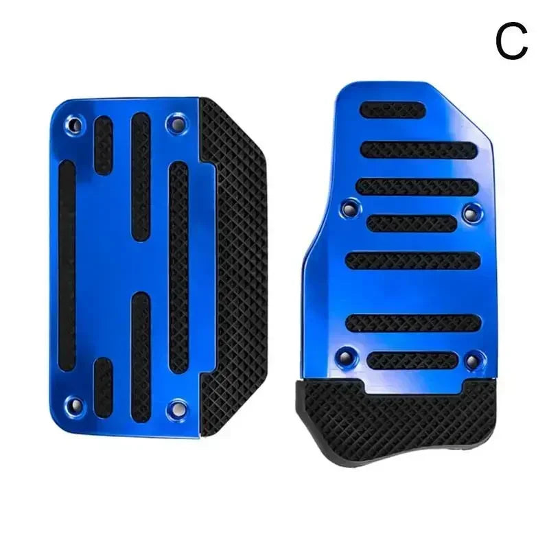 Non-Slip Aluminum Pedal Covers for Gas and Brake