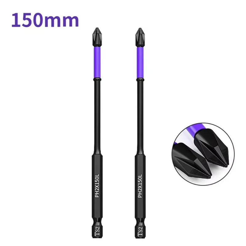 Magnetic Phillips Impact Screwdriver Bits