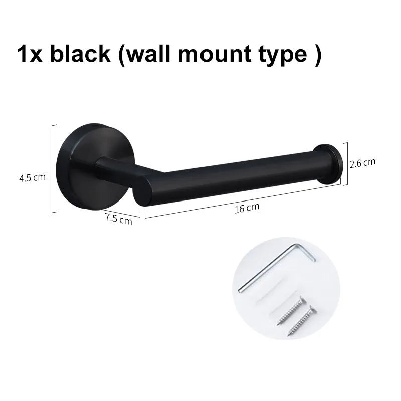 Stainless Steel Self-Adhesive Toilet Paper Holder