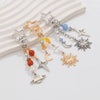 Boho Celestial Beaded Keychain Set
