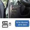 Carbon fiber trim kit for Toyota 4Runner featuring interior accents and components.
