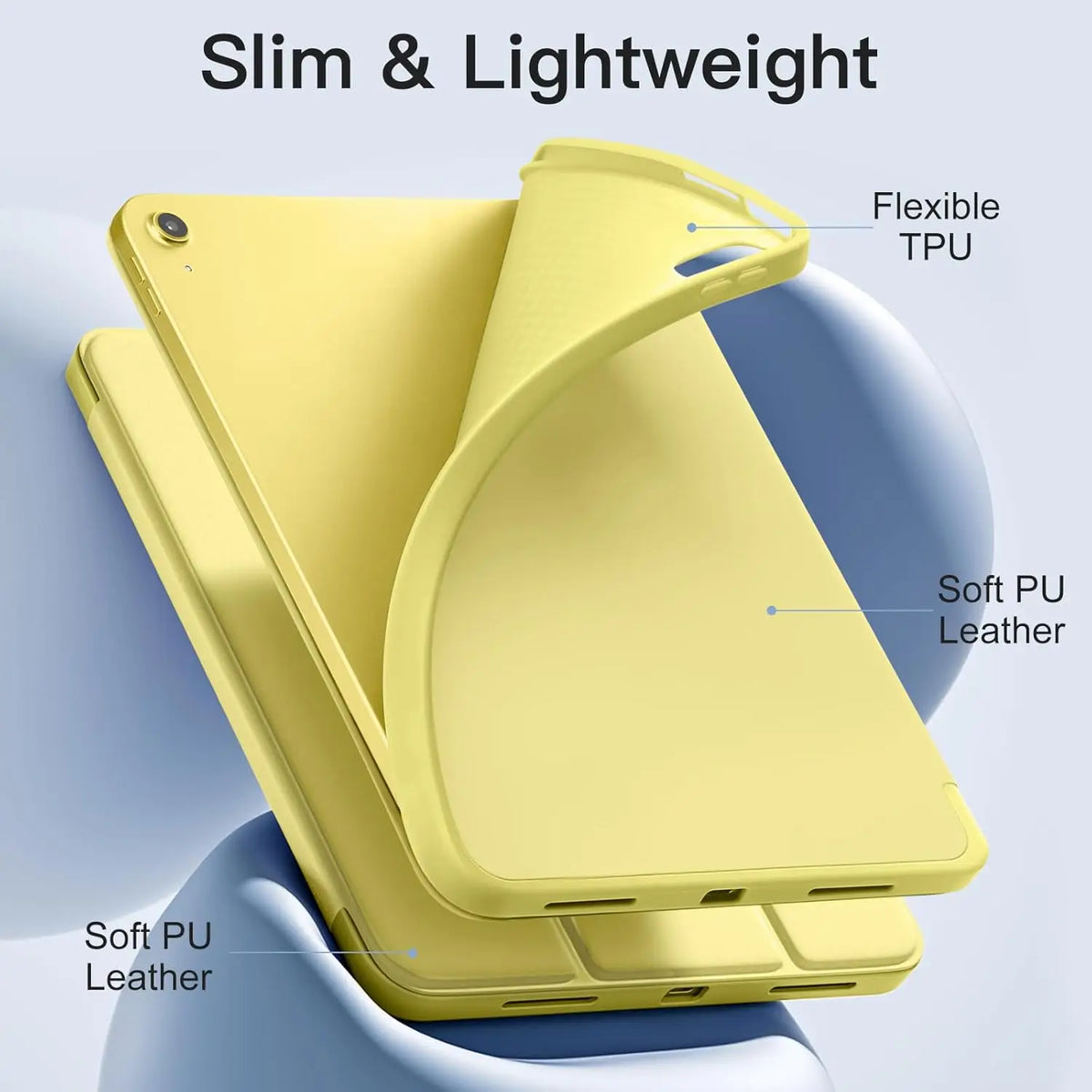 Trifold Stand Cover for iPad 10.9/11 Inch with Auto Wake/Sleep
