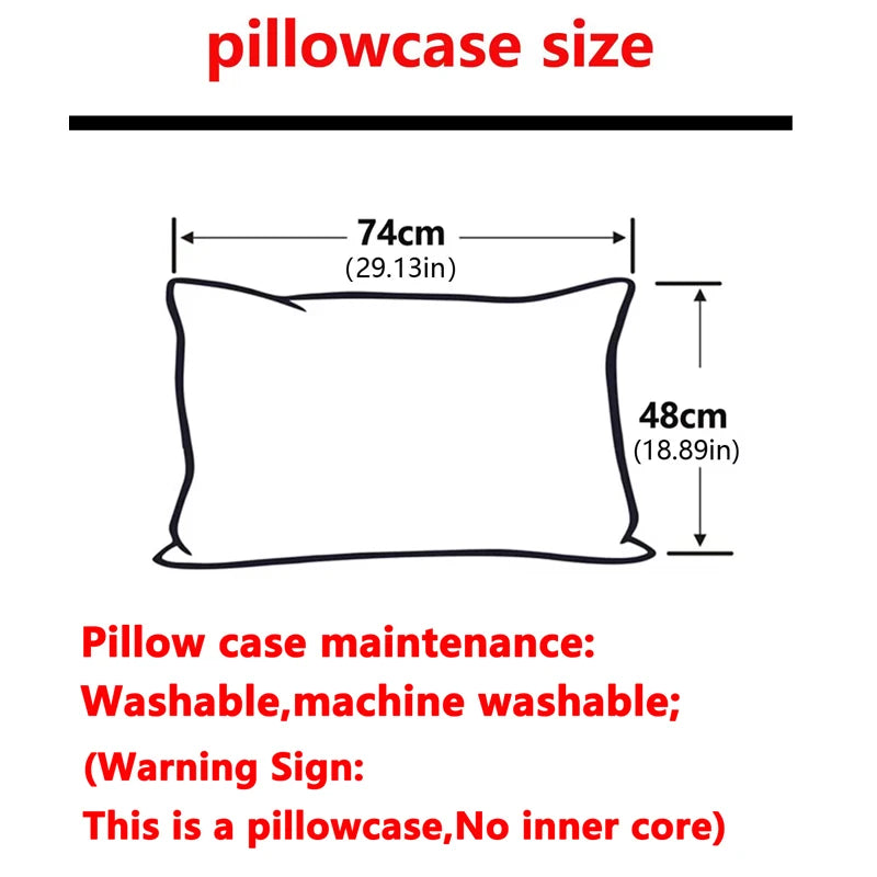 Matte Solid Color Pillowcase with Envelope Closure