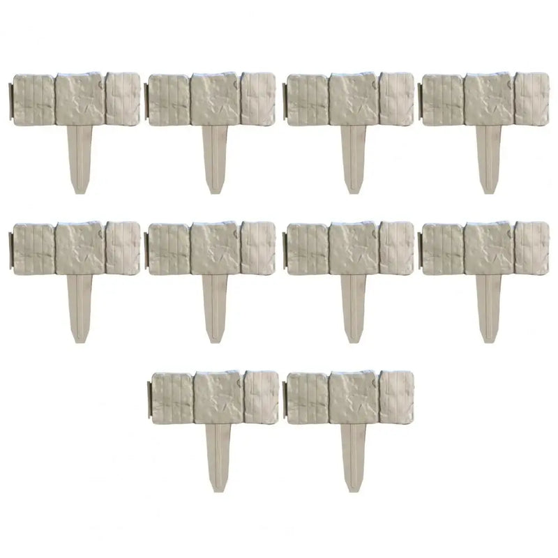 No-Dig Plastic Garden Edging Panels