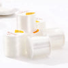 Rolls of transparent elastic cord for jewelry making and beading