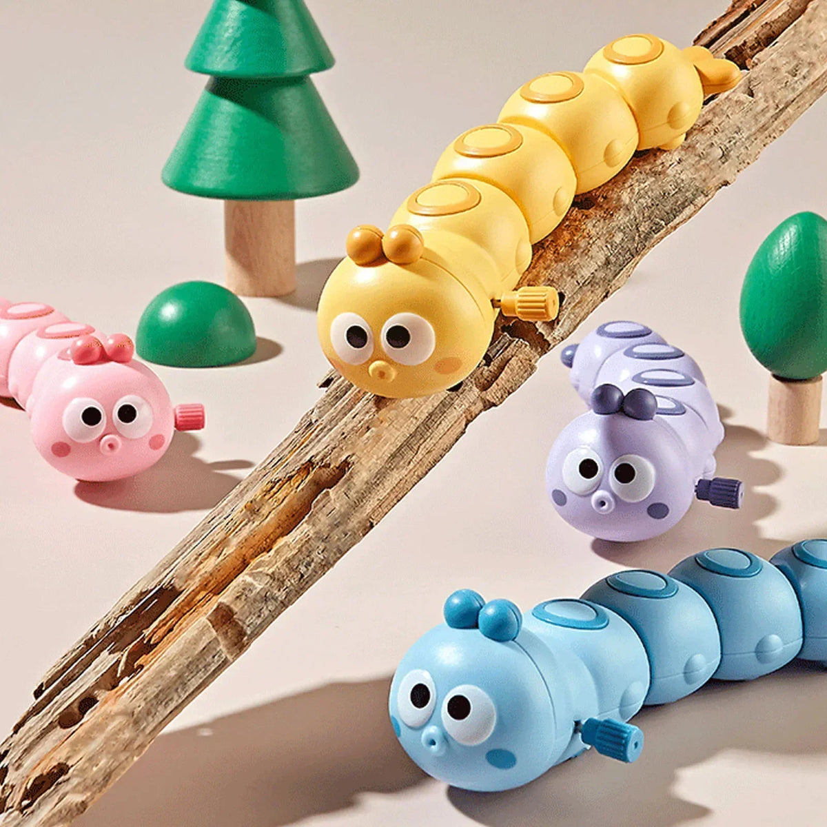 Wind-Up Crawling Caterpillar Toy for Kids