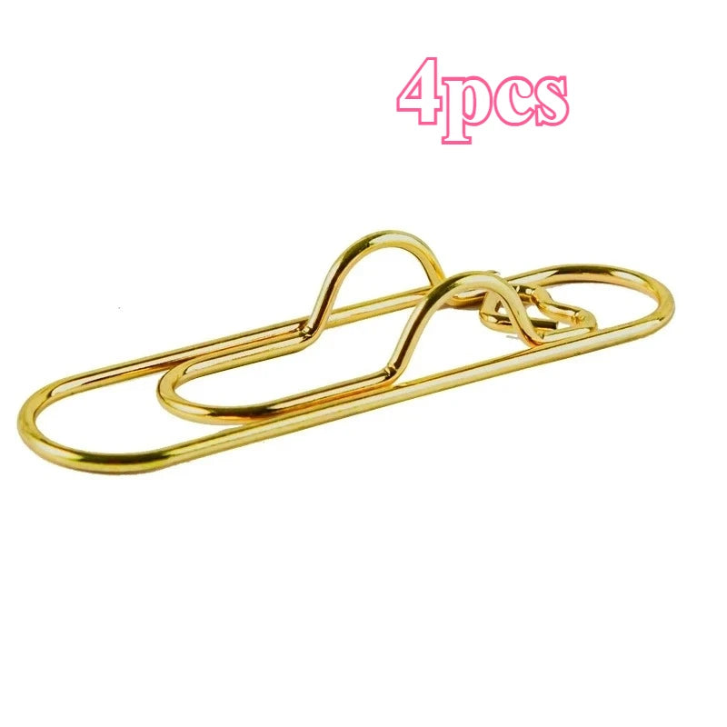 Multifunctional Love Pen Clips for Notebooks and Stationery (Set of 4)
