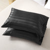 Luxurious Satin Stripe Pillowcase with Envelope Closure