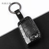Carbon Fiber Car Key Case Cover for VW, SEAT & Skoda