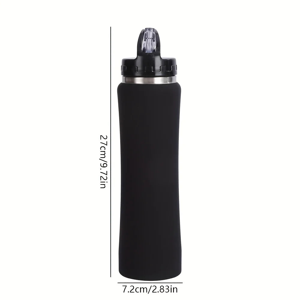 Personalized Engraved Stainless Steel Water Bottle with Straw