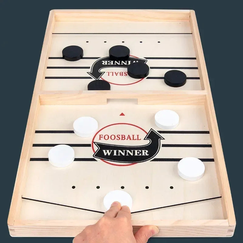 Fast-Sling Puck Board Game for Kids and Families