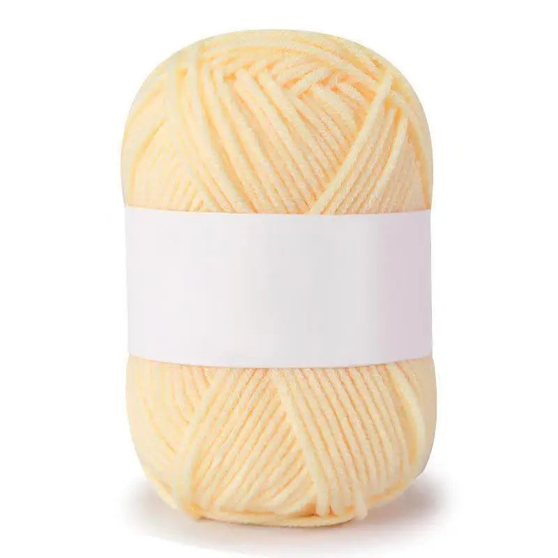 Soft Milk Cotton Knitting Yarn – Anti-Pilling 4ply Yarn for Crochet & Knitting