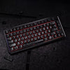 Carbon Fiber Textured Side-Printed Keycaps (CHERRY Profile)