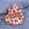 Encouraging Embroidered Iron-On Patches for Jackets, Jeans & Bags