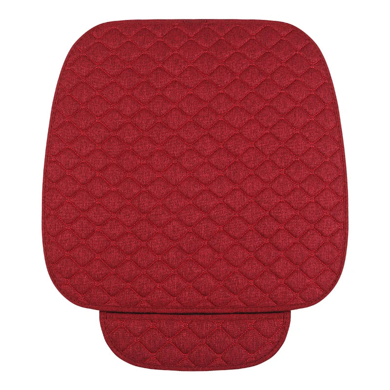 Breathable Linen Front Car Seat Cover