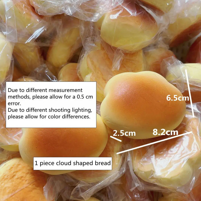 Slow-Rising Cheese Bread Squishy Stress Relief Toy