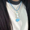 Cute Cartoon Fish Pendant Necklace