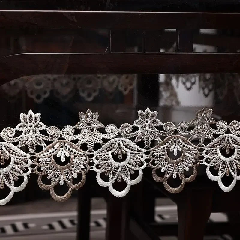 Elegant Lace Embroidered Waterproof Tablecloth