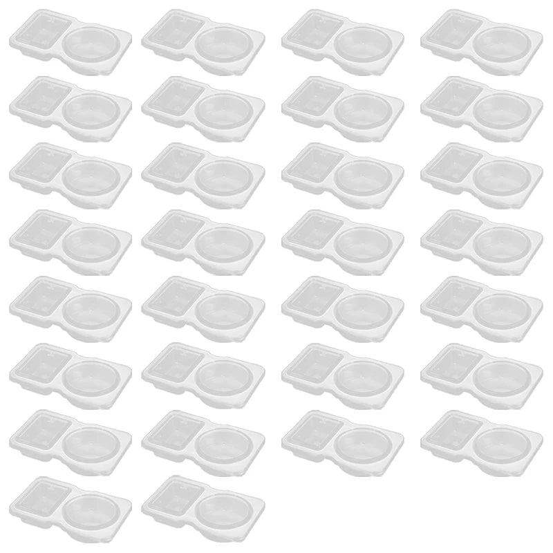 Double-Compartment Portable Seasoning & Snack Containers