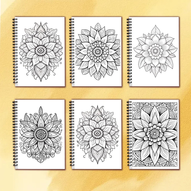 Spiral Adult Coloring Book