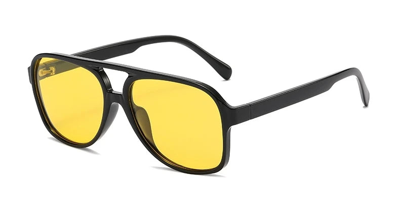 Gafas de sol piloto polarizadas oversize