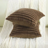Plush Faux Fur Square Cushion Cover